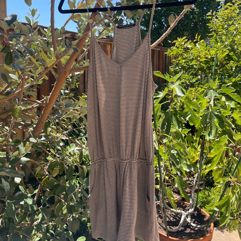 Brandy Melville pin stripped romper - Picture 1 of 3